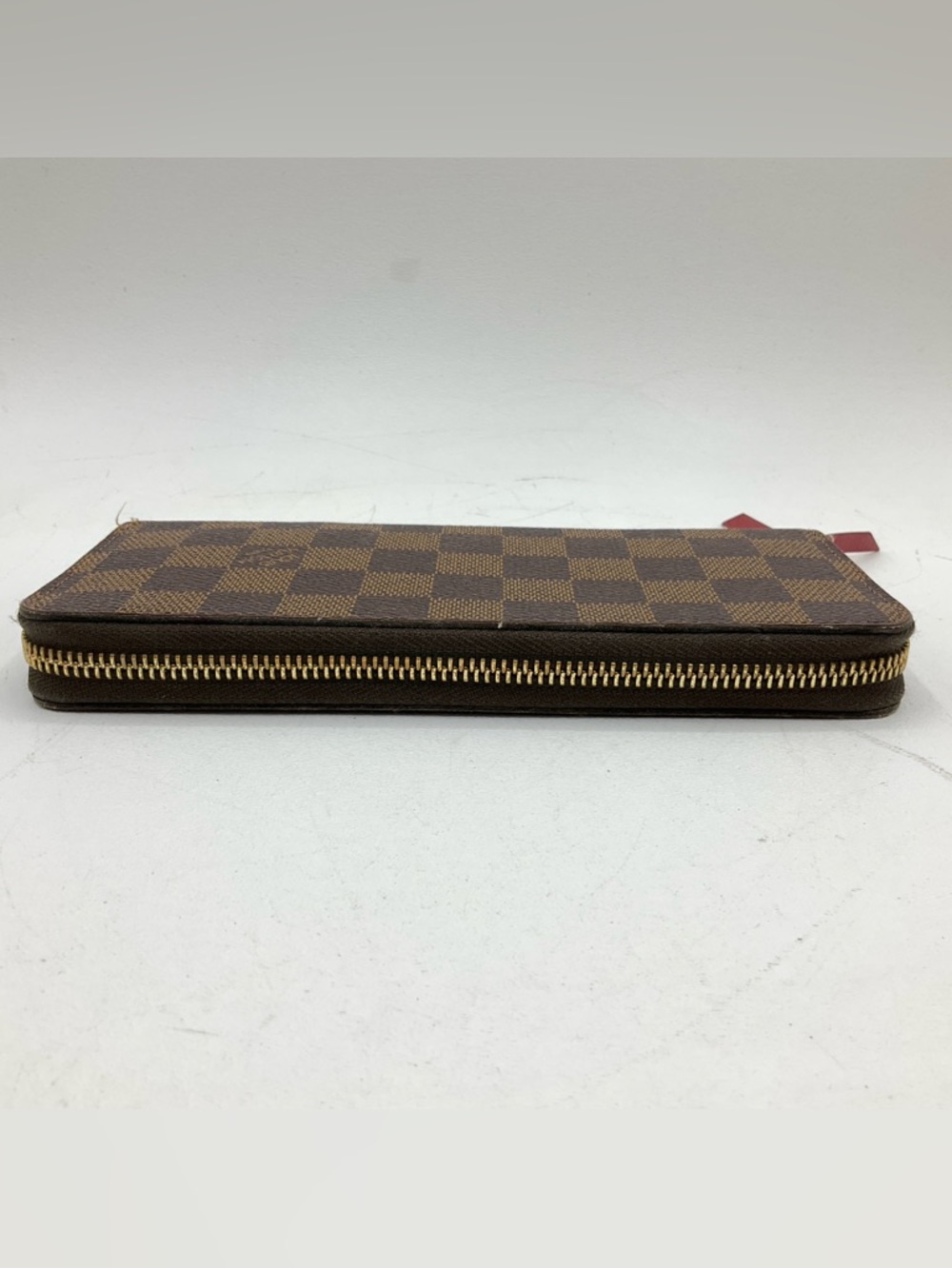 Louis Vuitton Damier Ebene Clemence Brown Zip Around Wallet - Picture 5 of 16